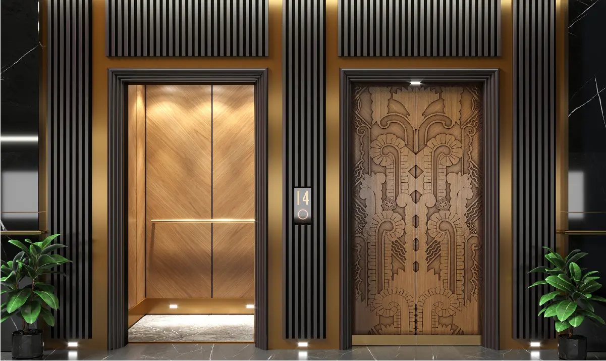 品格のある建物のエントランス